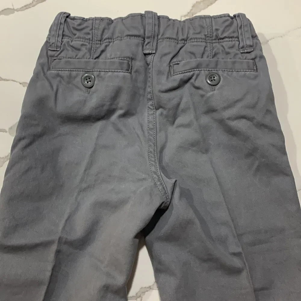 Baby GAP Toddler Boys Lived -in Gray Casual Dress Pants Grey Size 2T